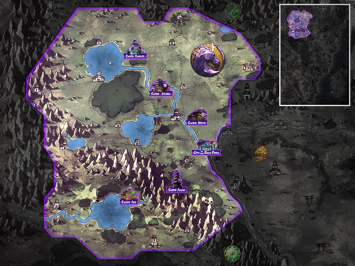Carte du Territoire du clan
